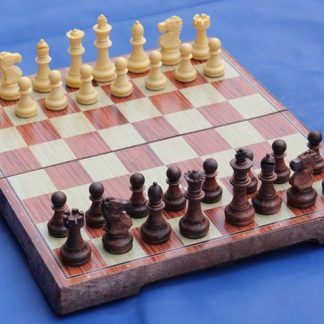 Échiquier magnétique imitation bois