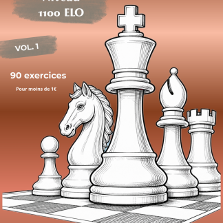 Cahier d'exercice débutant niveau 1100 elo